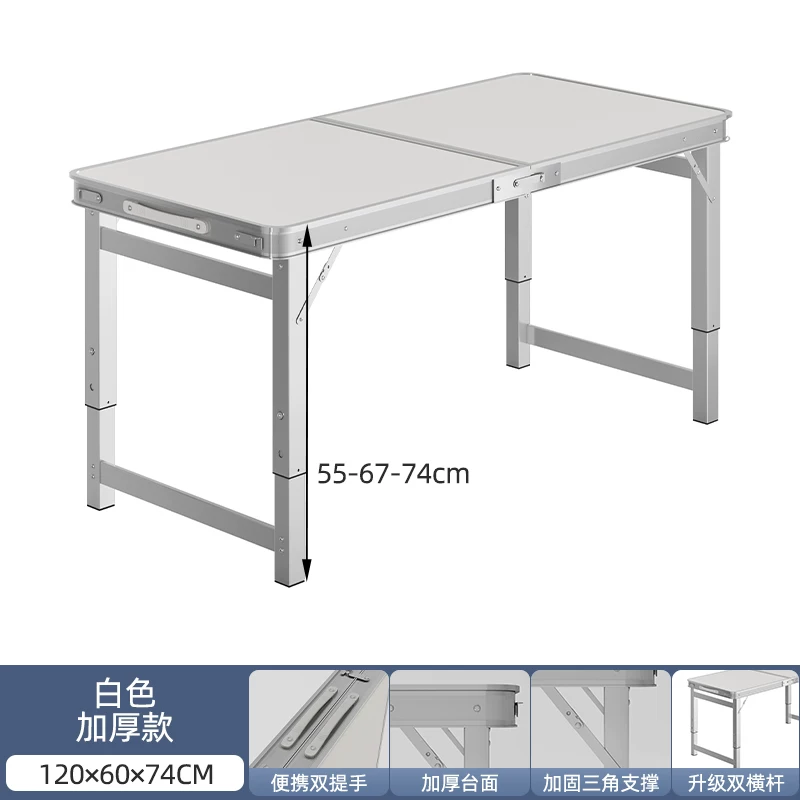 Folding tables, night market stalls, starting work, folding tables and chairs, setting up stalls, folding tables and chairs, outdoor portable push tables