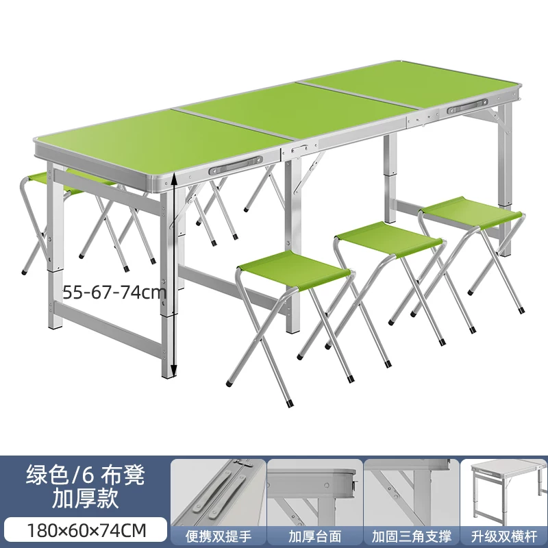 Folding tables, night market stalls, starting work, folding tables and chairs, setting up stalls, folding tables and chairs, outdoor portable push tables