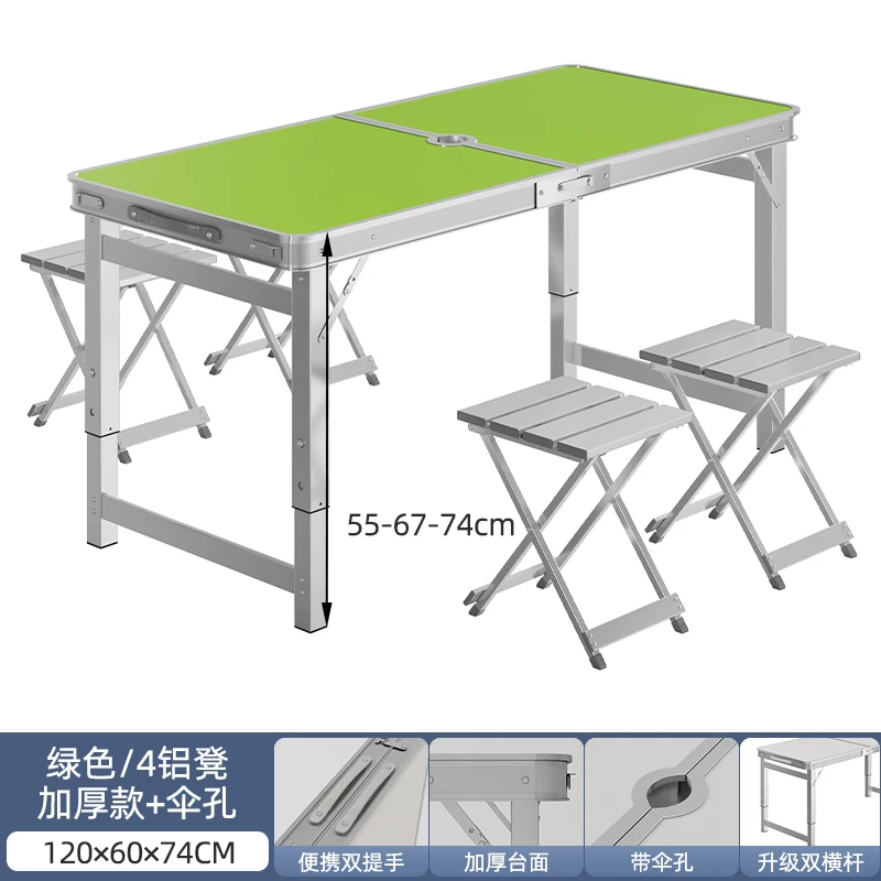Folding tables, night market stalls, starting work, folding tables and chairs, setting up stalls, folding tables and chairs, outdoor portable push tables