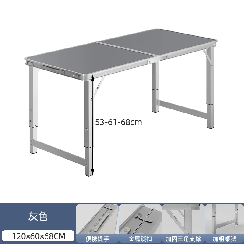 Folding tables, night market stalls, starting work, folding tables and chairs, setting up stalls, folding tables and chairs, outdoor portable push tables