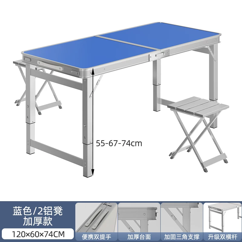 Folding tables, night market stalls, starting work, folding tables and chairs, setting up stalls, folding tables and chairs, outdoor portable push tables