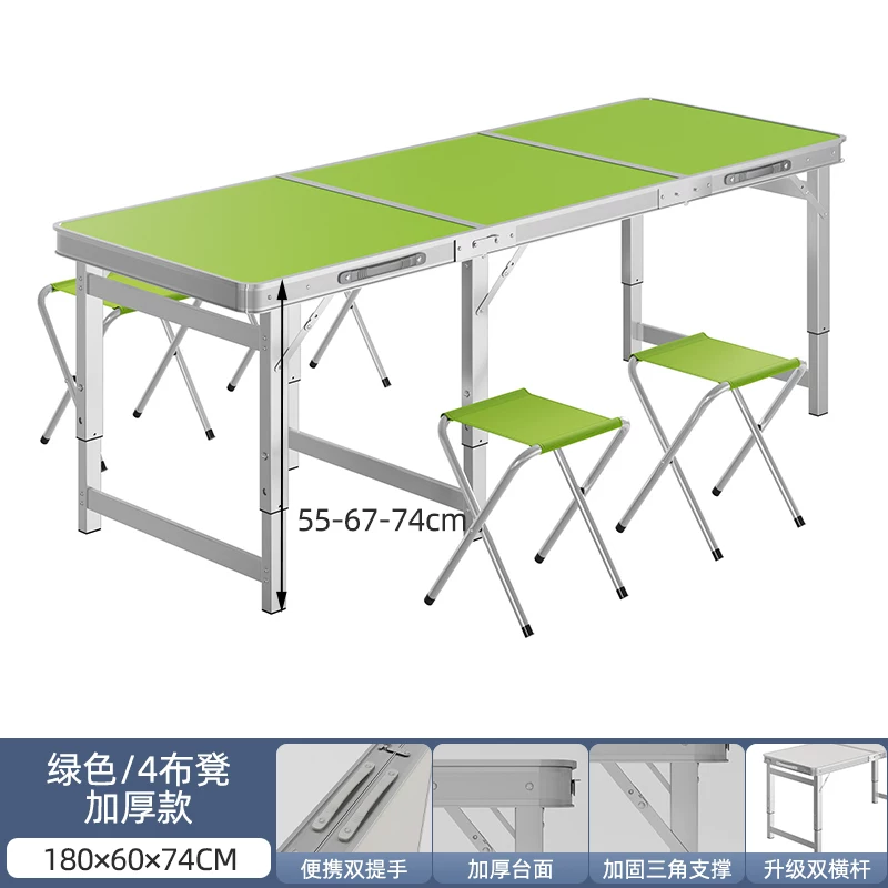 Folding tables, night market stalls, starting work, folding tables and chairs, setting up stalls, folding tables and chairs, outdoor portable push tables