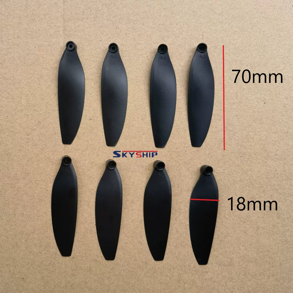 Original Universal Unmanned Aerial Vehicle Fan Blades Brushless Remote Control Helicopter Propeller Fan Blades Wing Accessories Model Wings