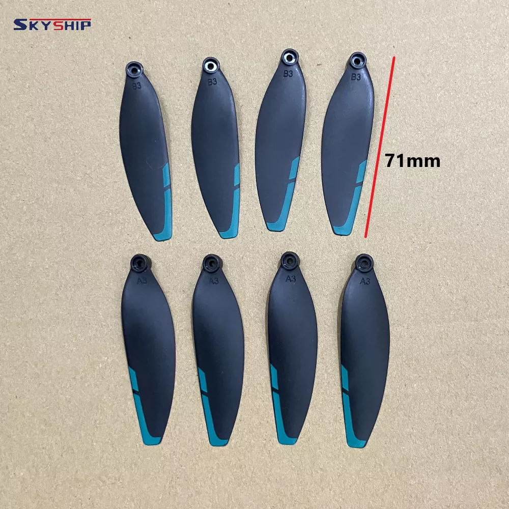 Original Universal Unmanned Aerial Vehicle Fan Blades Brushless Remote Control Helicopter Propeller Fan Blades Wing Accessories Model Wings