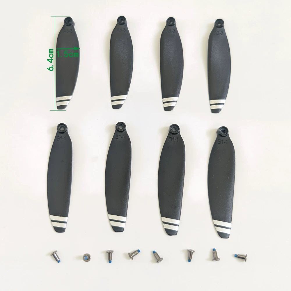Buy two and get one free. Universal drone fan blade, drone propeller blade, model airplane, fan blade propeller, quadcopter, drone wing