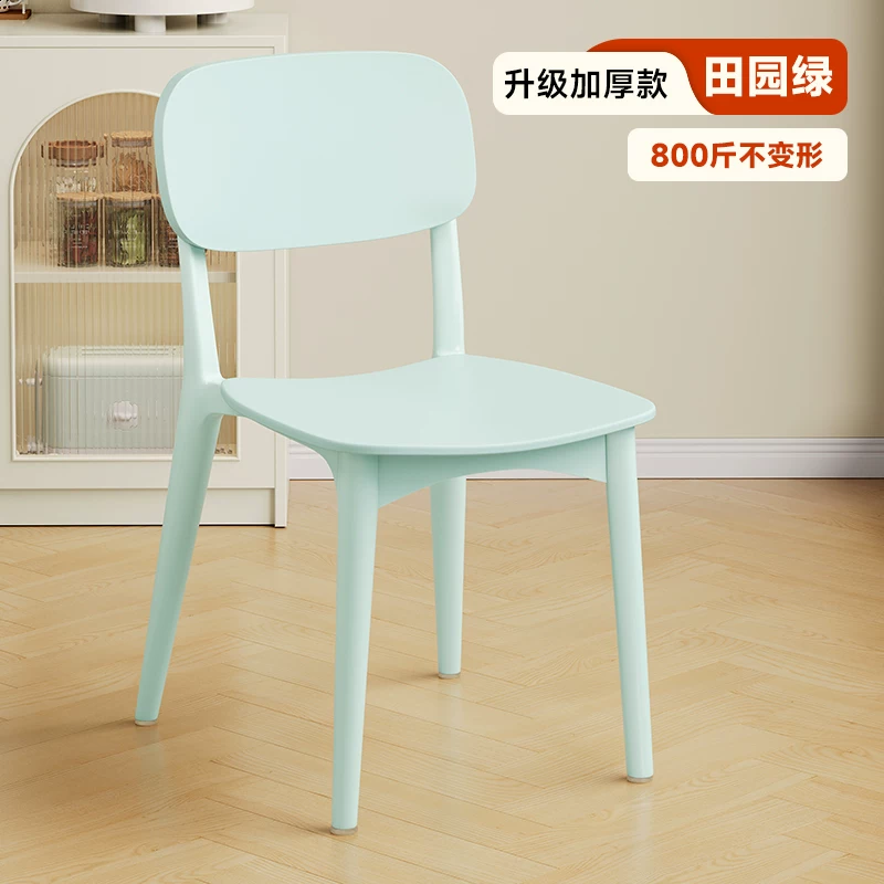 Backrest dining chairs, modern, simple, thickened, comfortable for long-term sitting, plastic chairs, popular Nordic internet celebrities, commercial dining tables, chairs