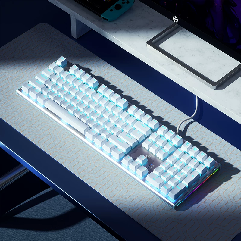 HP Mechanical Keyboard, Keyboard, Mouse Set, Mouse, Gaming, Laptop, Keyboard, Desktop, Male and Female Office