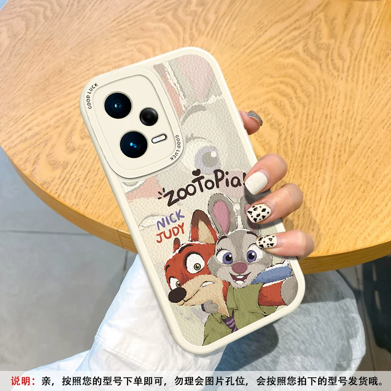 Подходит для чехла для мобильного телефона Redmi note15pro, Zootopia note12Tpro «все включено» note14, мягкий силикон + индивидуальность для пары, кожаный чехол 10/9 11R, женский 3, новый стиль 13, защита от падения, турбо4