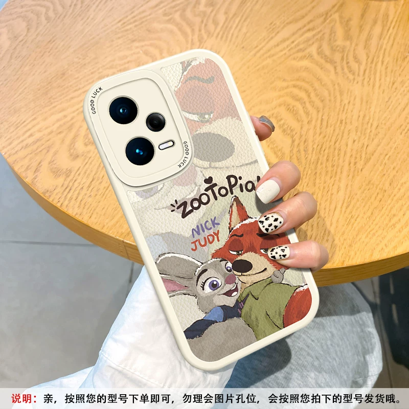 Подходит для чехла для мобильного телефона Redmi note15pro, Zootopia note12Tpro «все включено» note14, мягкий силикон + индивидуальность для пары, кожаный чехол 10/9 11R, женский 3, новый стиль 13, защита от падения, турбо4