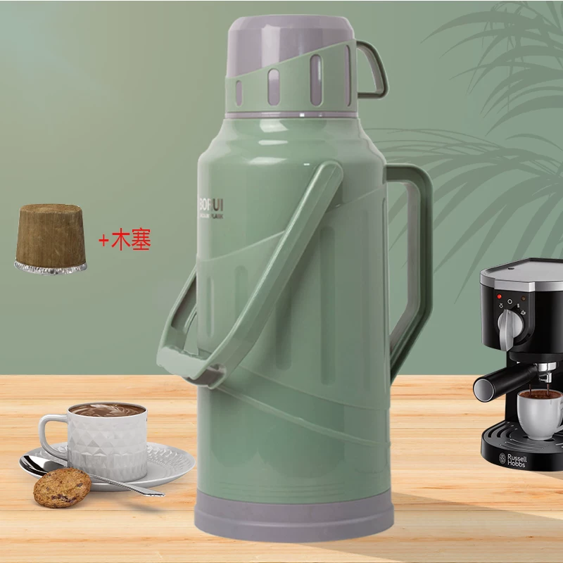 Hot water bottle for student dormitories, thermos for home use, thermos for opening water, tea bottle, inner container, 3.2-liter, 8-pound hot water kettle
