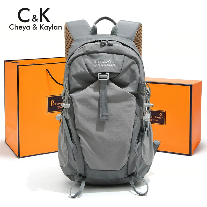 CHEYAu0026KAYLAN lightweight outdoor hiking backpack, travel waterproof backpack, men's and women's large capacity backpack