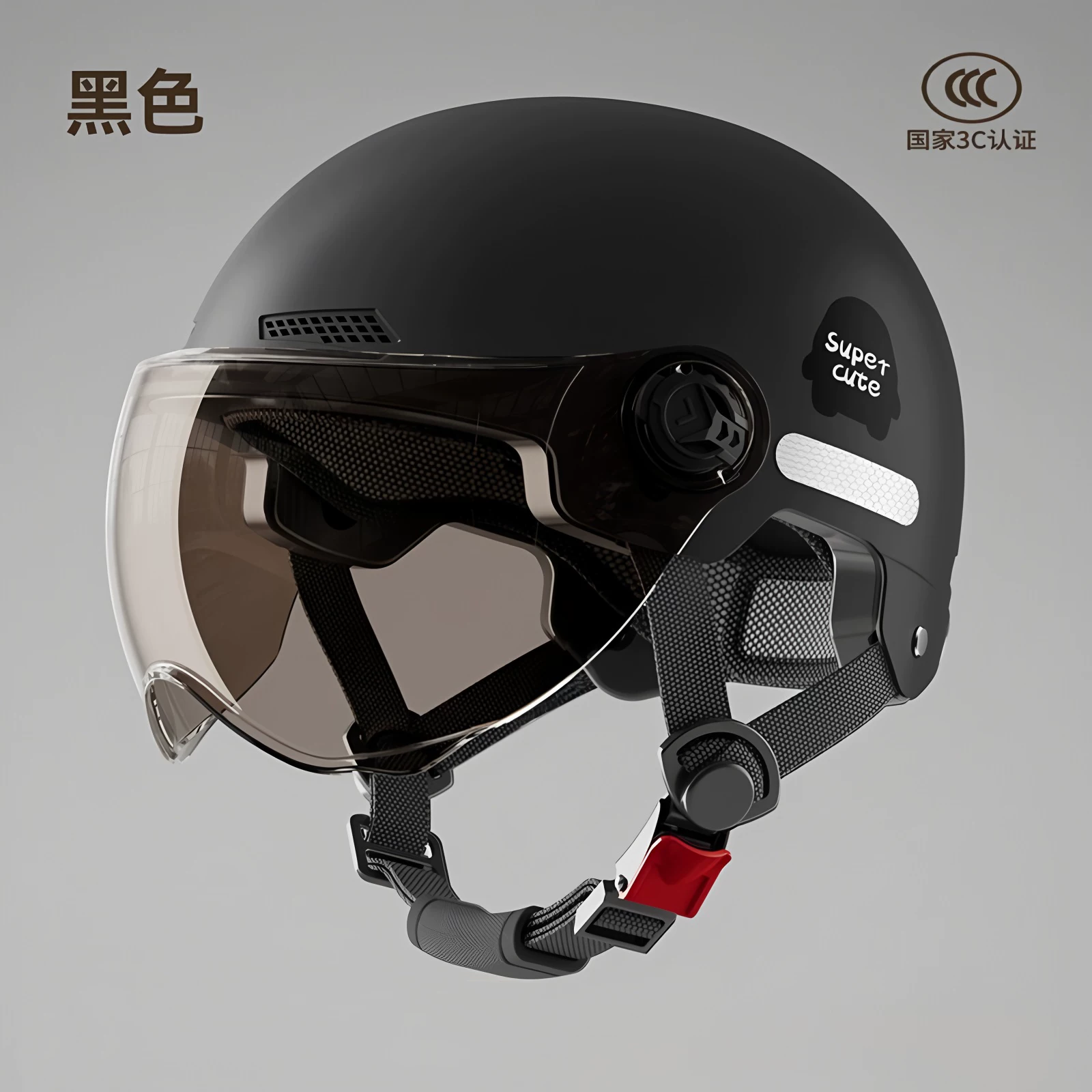 New national standard 3C certification for electric vehicle helmets, suitable for all seasons, men's and women's summer safety, motorcycle riding hats, sun protection