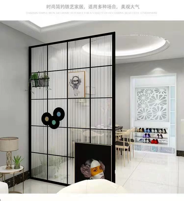 Screen partition, living room cover, home use, non perforated bedroom, curtain partition wall, office hollow entrance partition wall