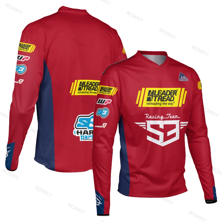 S3 motorcycle shirt racing suit quick dry long sleeved motorcycle suit mountain off-road riding suit bicycle speed conquer men