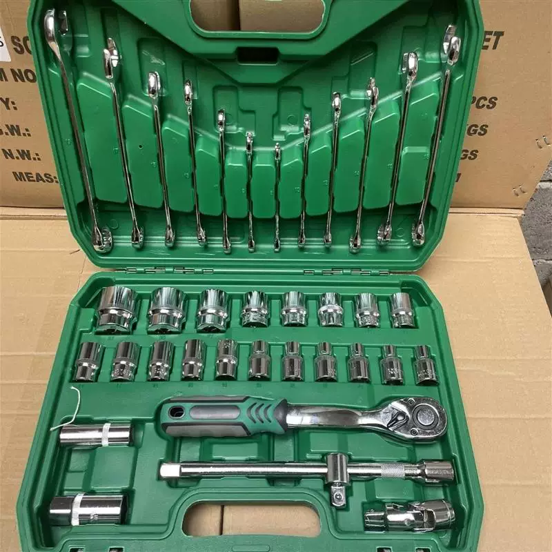 German quality auto repair tool set of 216 pieces, 72 teeth professional socket wrench set