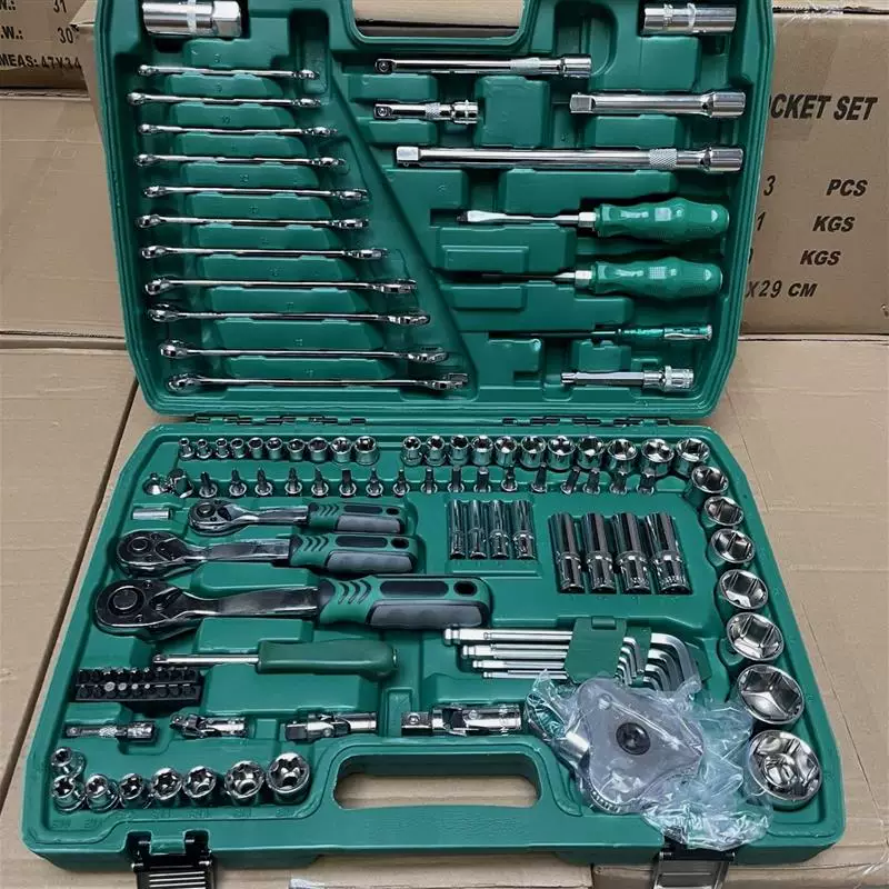 German quality auto repair tool set of 216 pieces, 72 teeth professional socket wrench set