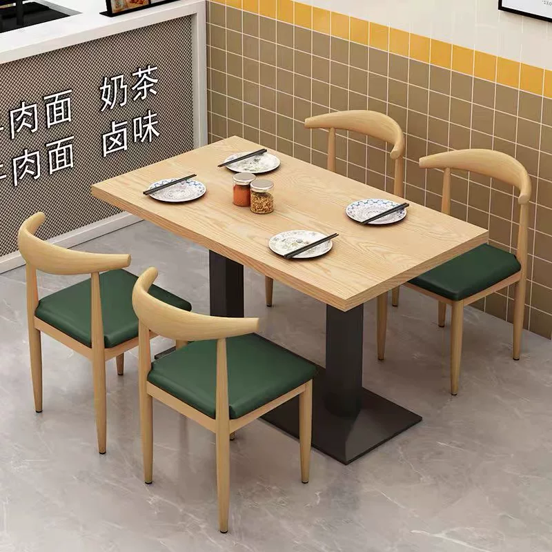 Dining chairs, fast food restaurants, dining table and chair combinations, small household rectangular dining tables, modern simple and luxurious dining tables