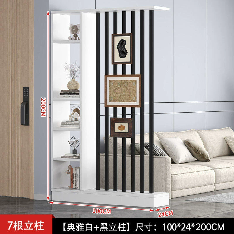 Floor to ceiling screen partition, foyer cabinet, living room, new home style, creative Chinese style, front door decoration, screen cabinet