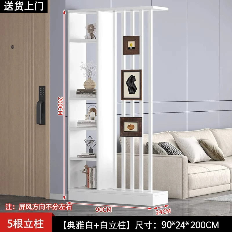Floor to ceiling screen partition, foyer cabinet, living room, new home style, creative Chinese style, front door decoration, screen cabinet
