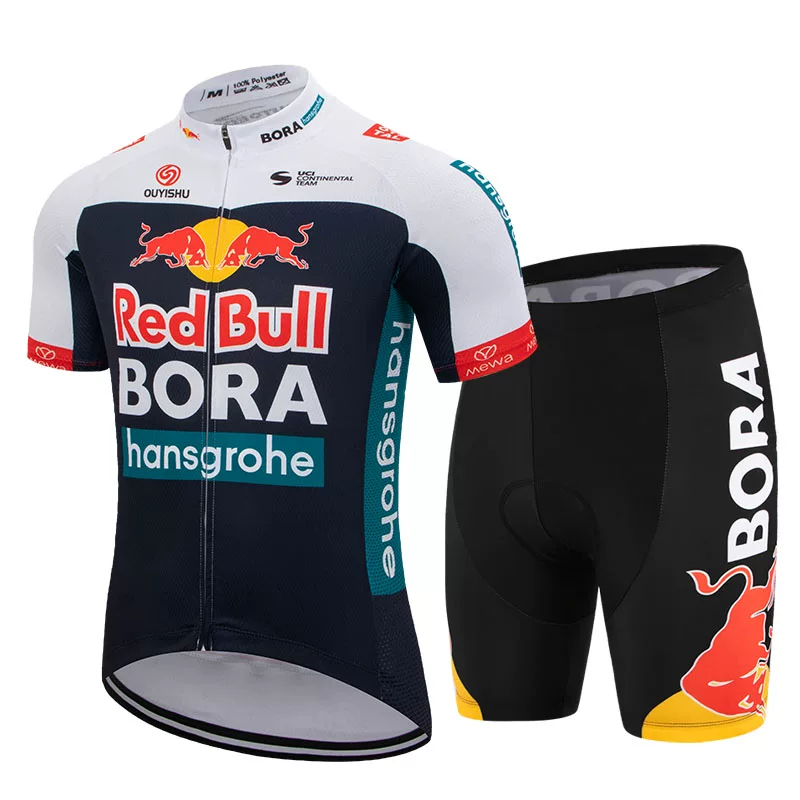 Sky cycling suit short sleeved set men's summer road cycling suit quick drying breathable mountain baby bag cycling pants top