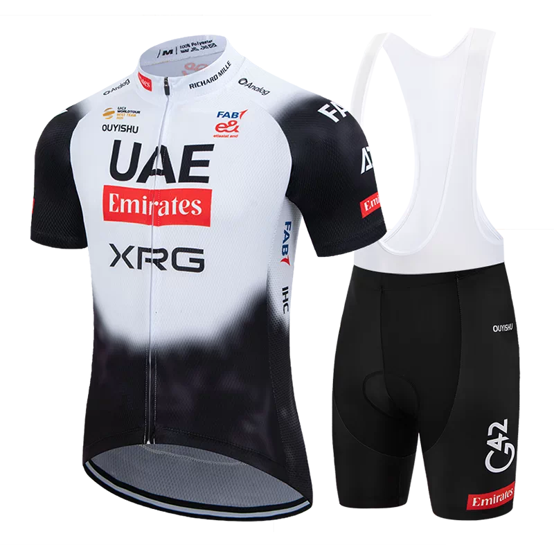 Sky cycling suit short sleeved set men's summer road cycling suit quick drying breathable mountain baby bag cycling pants top