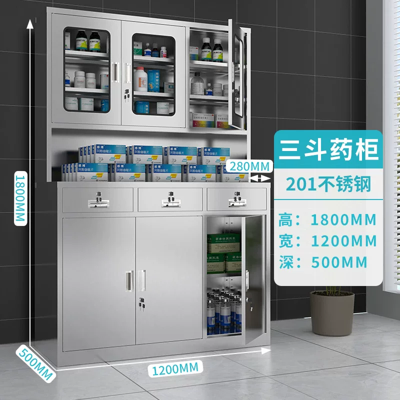 Шкаф для медикаментов из нержавеющей стали 304 Ju Sheng JS-02