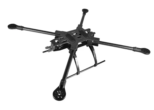 Four axis circular tube carbon fiber frame IDF10/13/15 inch FPV crossing drone frame source factory