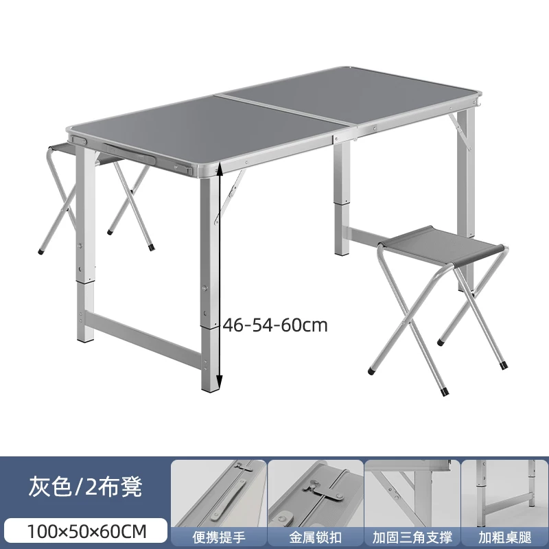 Folding tables, night market stalls, starting work, folding tables and chairs, setting up stalls, folding tables and chairs, outdoor portable push tables