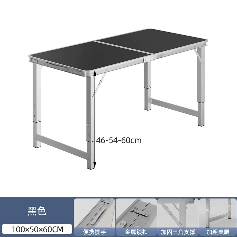 Folding tables, night market stalls, starting work, folding tables and chairs, setting up stalls, folding tables and chairs, outdoor portable push tables