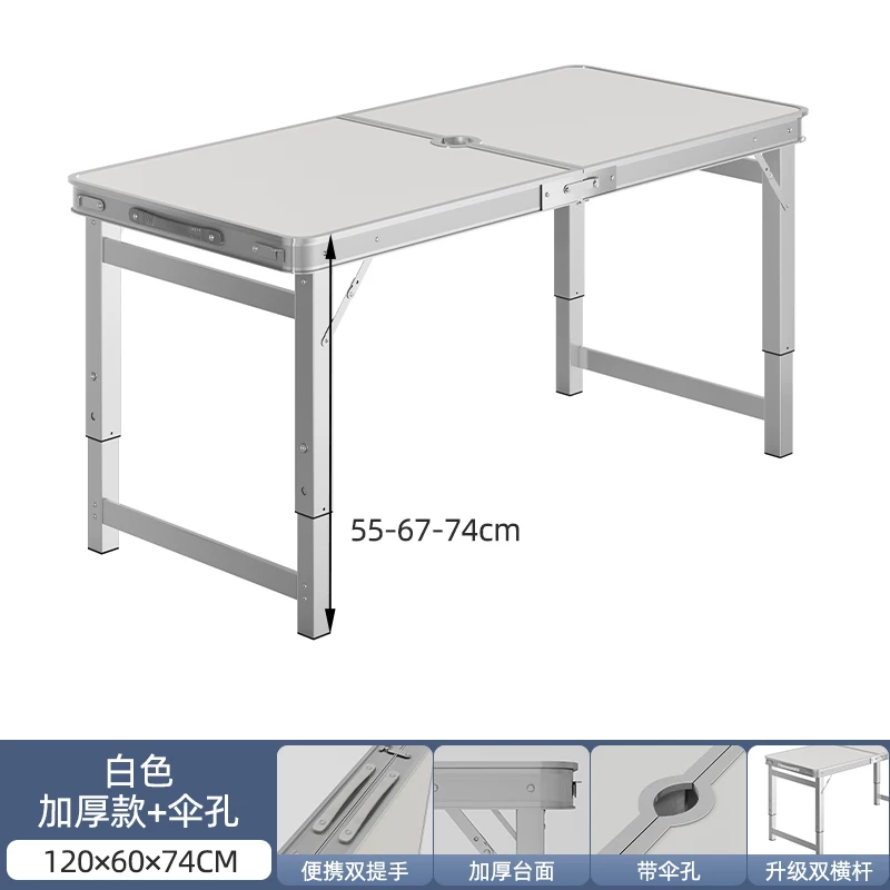 Folding tables, night market stalls, starting work, folding tables and chairs, setting up stalls, folding tables and chairs, outdoor portable push tables