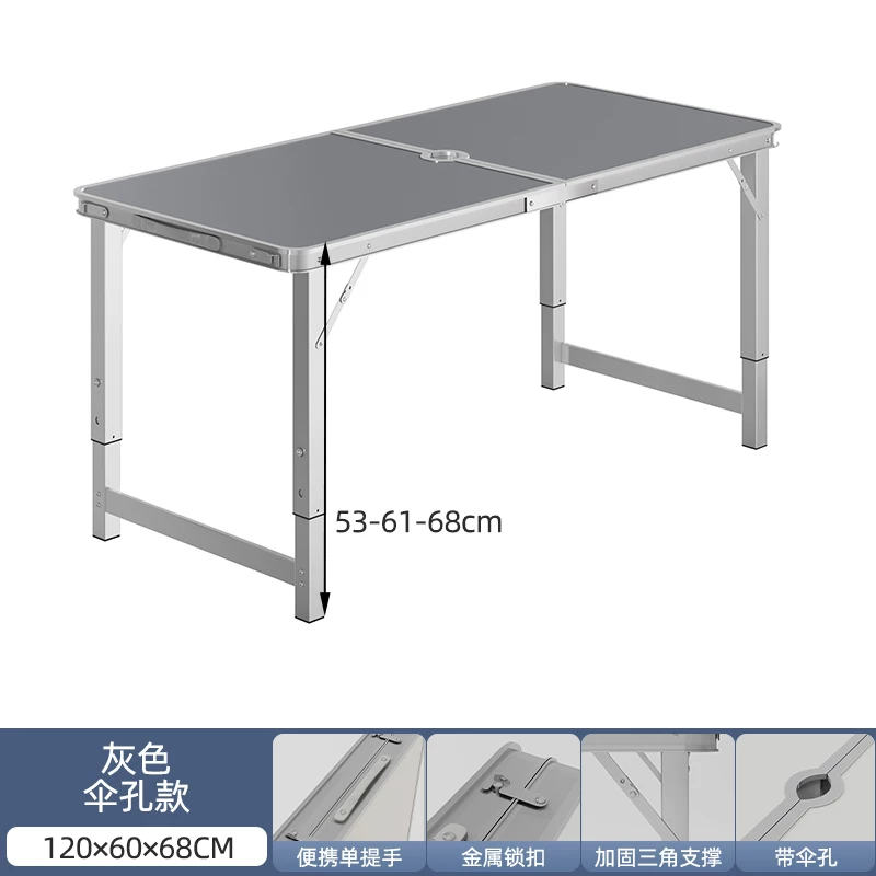 Folding tables, night market stalls, starting work, folding tables and chairs, setting up stalls, folding tables and chairs, outdoor portable push tables