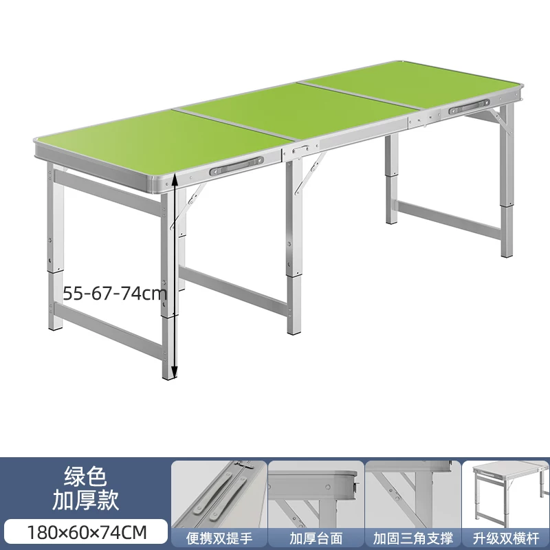 Folding tables, night market stalls, starting work, folding tables and chairs, setting up stalls, folding tables and chairs, outdoor portable push tables