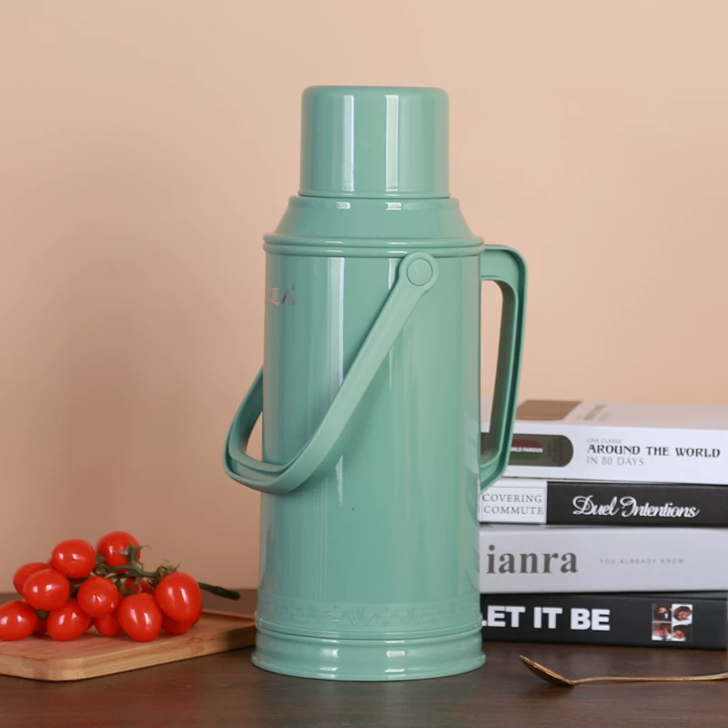 3.2L old-fashioned hot water bottle, household heater, student dormitory insulation, water bottle shell, large capacity glass tea bottle