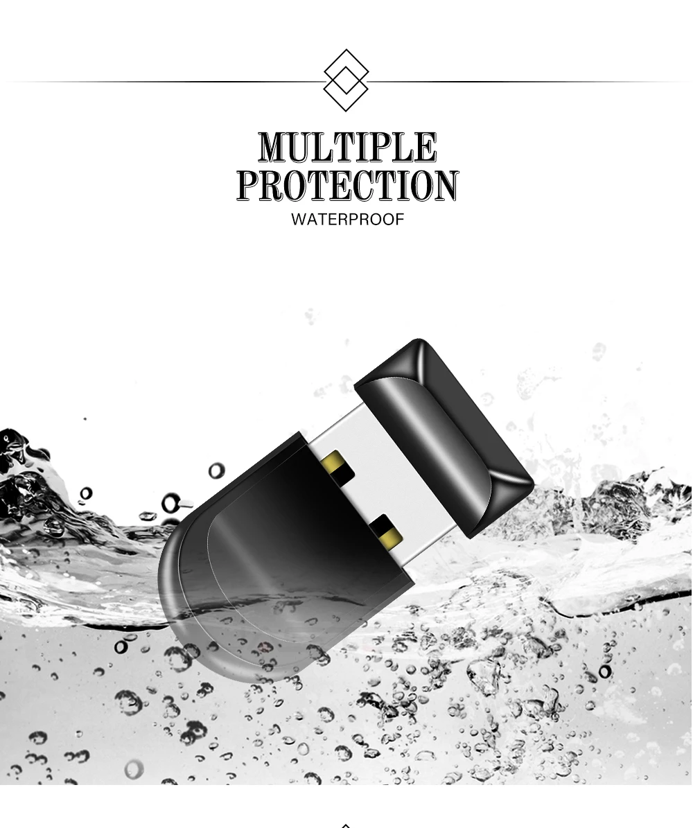 Super mini USB flash drive, high-speed USB flash drive 16GB32GB car monitoring invisible universal