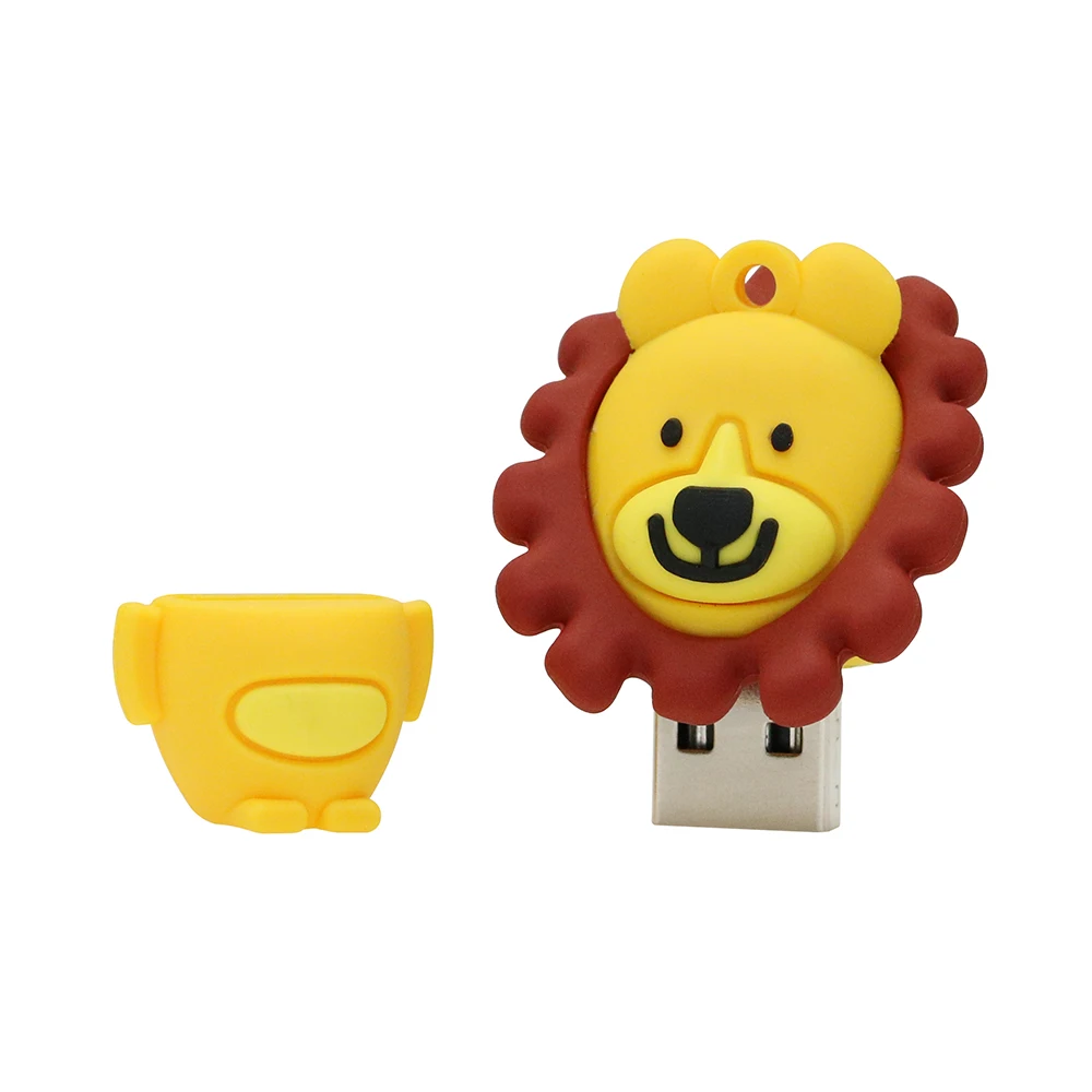 Pendrive 128GB USB flash drive animal pen drive 256GB USB flash drive