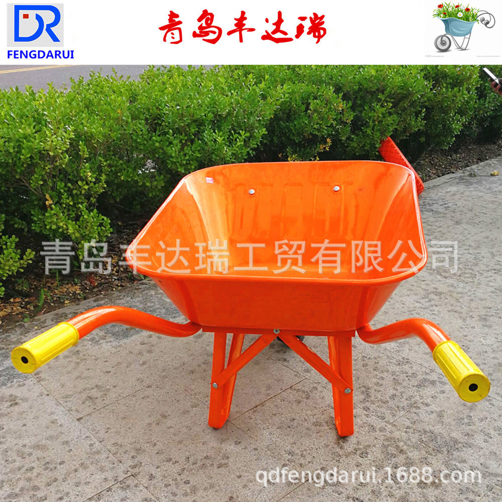 厂家销售 65L 130kg承重量建筑/物流/农用钢质独轮手推车