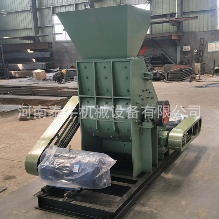 Double rotor slag crusher, double tap to break through non screened coal gangue dry and wet materials, two-stage crusher