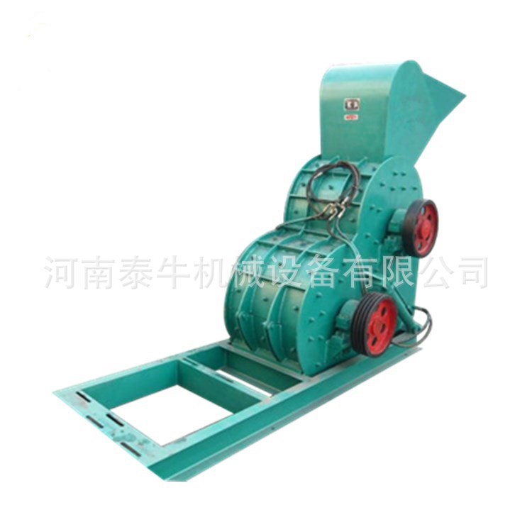 Double rotor slag crusher, double tap to break through non screened coal gangue dry and wet materials, two-stage crusher
