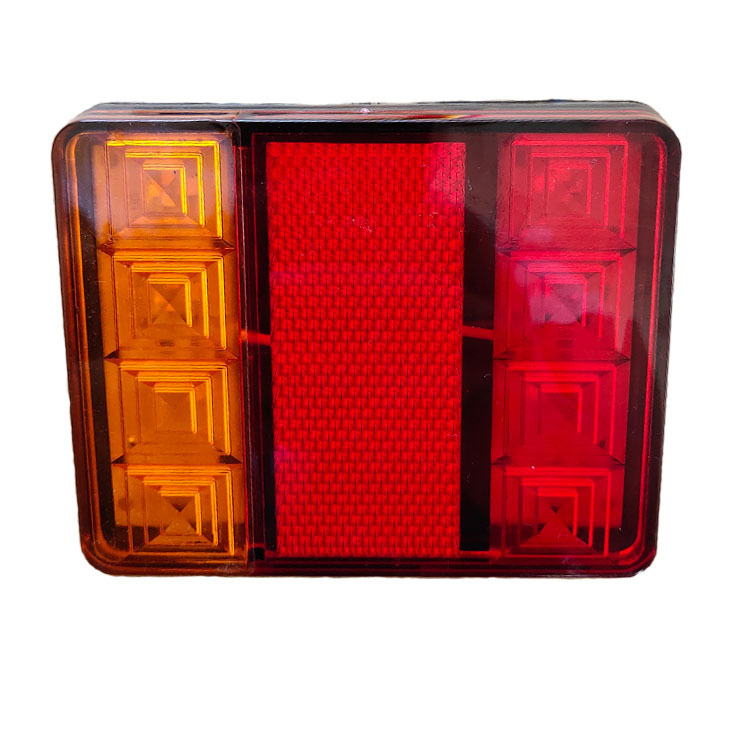 Cross -Bordder Bod Lamp 12Vled задний задний фонарик автомобили Cartoon Cartoon Truck Truck 8 Rod Light Factory Supply