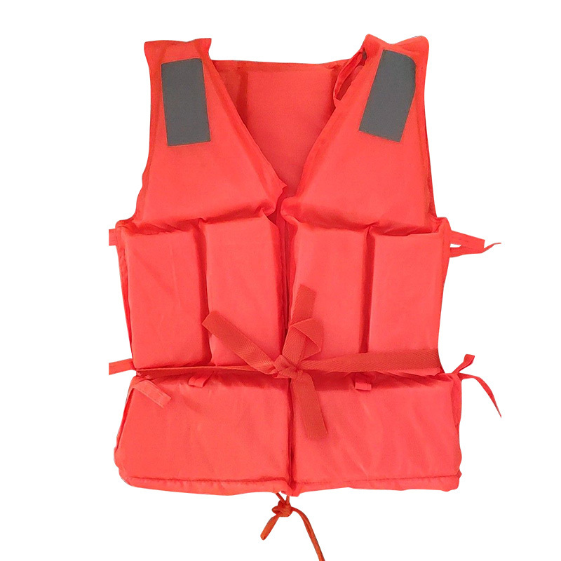 Surfing thickened foam adult life jacket Orange drifting vest Buoyancy vest Flood prevention swimming vest Life jacket