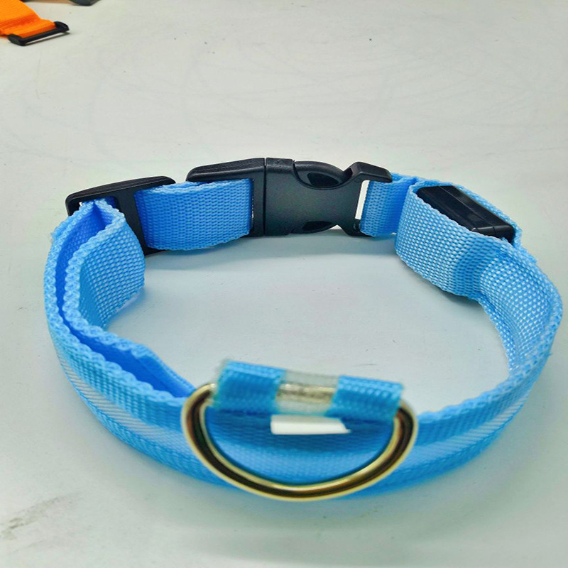 Зарядка USB Светодиодная легкая собака ошейник кошачья шея кольцо плюшевые золотые волосы для волос с собачьем пояс