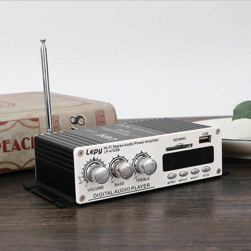 Мини-усилитель Hi-Fi Lepy LP-A7USB с Bluetooth