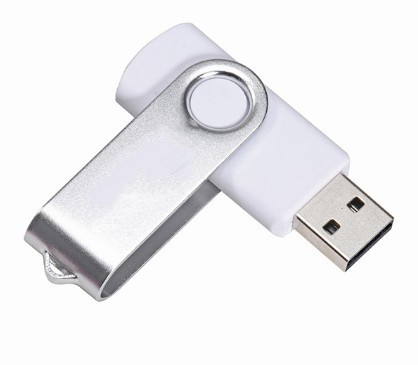 USB thumb office gold investment cross-border foreign trade gift storage drive rotating 2T USB flash drive