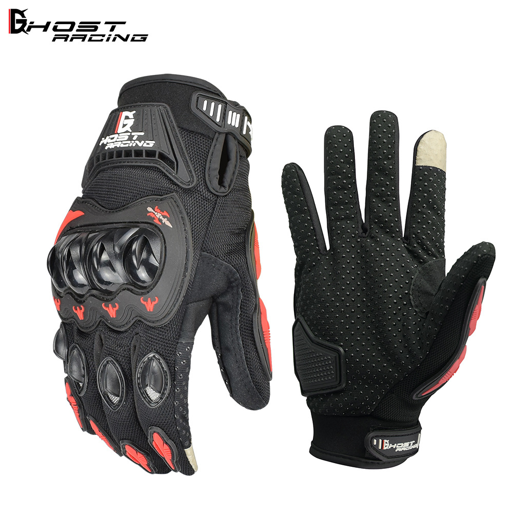 Devil Racing Motorcycle Gloves Anti Drop Off Road Racing All Finger Riding Motorcycle Rider Touchscreen Bicycle