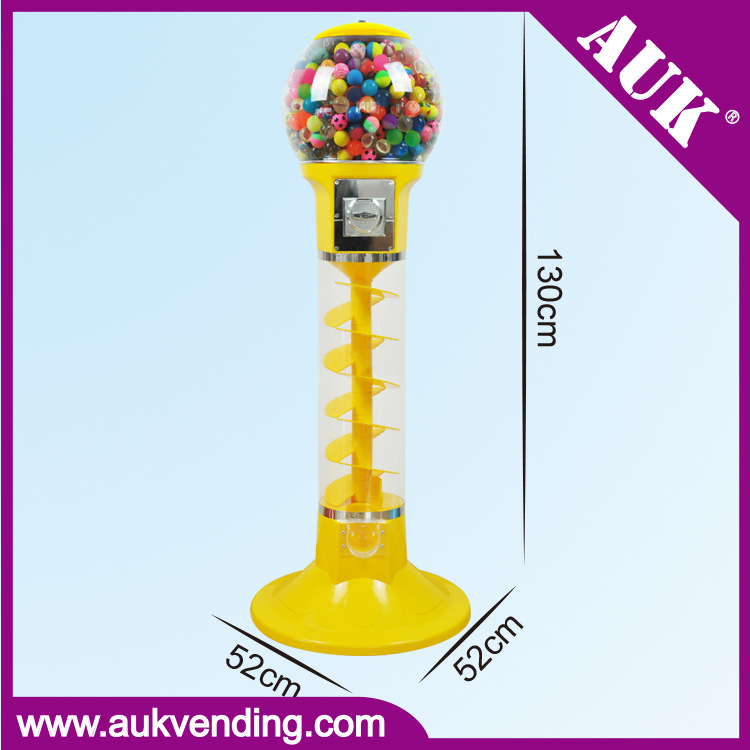 AUK Spiral Elastic Ball Vending Machine, Twisted Egg Vending Machine, Automatic Vending Machine, Elastic Ball Machine