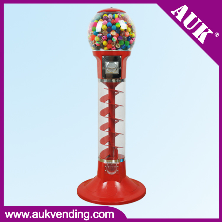AUK Spiral Elastic Ball Vending Machine, Twisted Egg Vending Machine, Automatic Vending Machine, Elastic Ball Machine