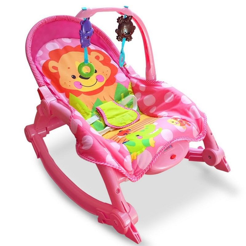 Детская многофункциональная качалка-шезлонг Baby Throne W2811