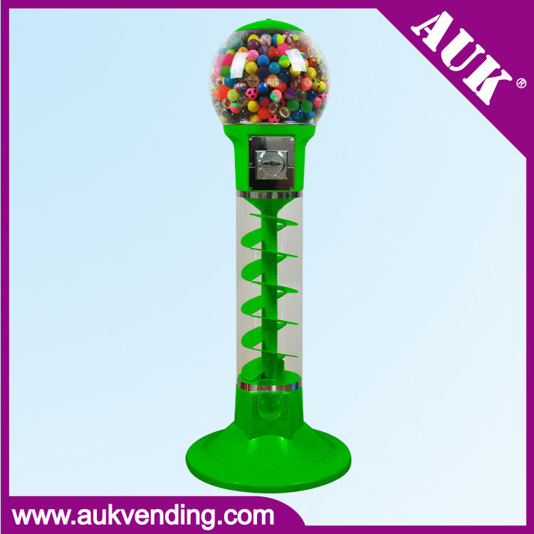 AUK Spiral Elastic Ball Vending Machine, Twisted Egg Vending Machine, Automatic Vending Machine, Elastic Ball Machine