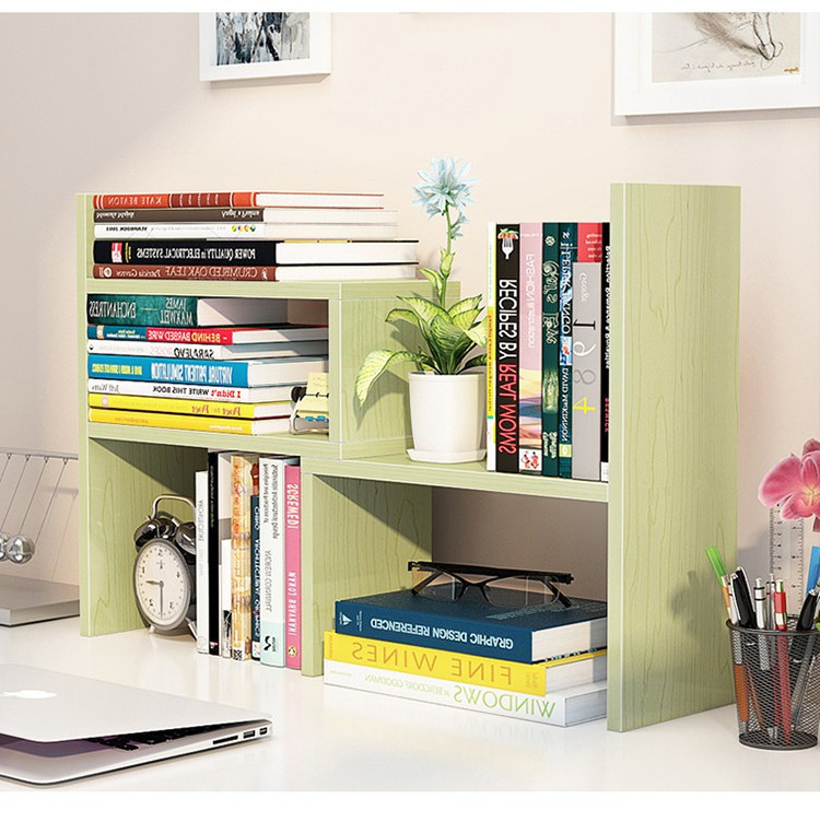 Small bookshelf storage rack on desk S, telescopic stand, computer desk, small bookshelf office storage rack, simple desktop stand