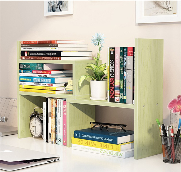 Small bookshelf storage rack on desk S, telescopic stand, computer desk, small bookshelf office storage rack, simple desktop stand